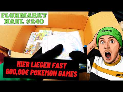€600.00 Pokemon Nintendo Games for a BARGAIN PRICE 😮 Flea market completely escalates!