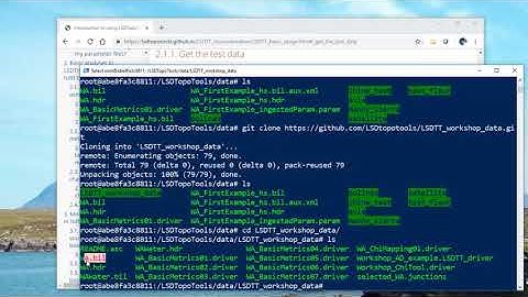 First analysis in LSDTopoTools