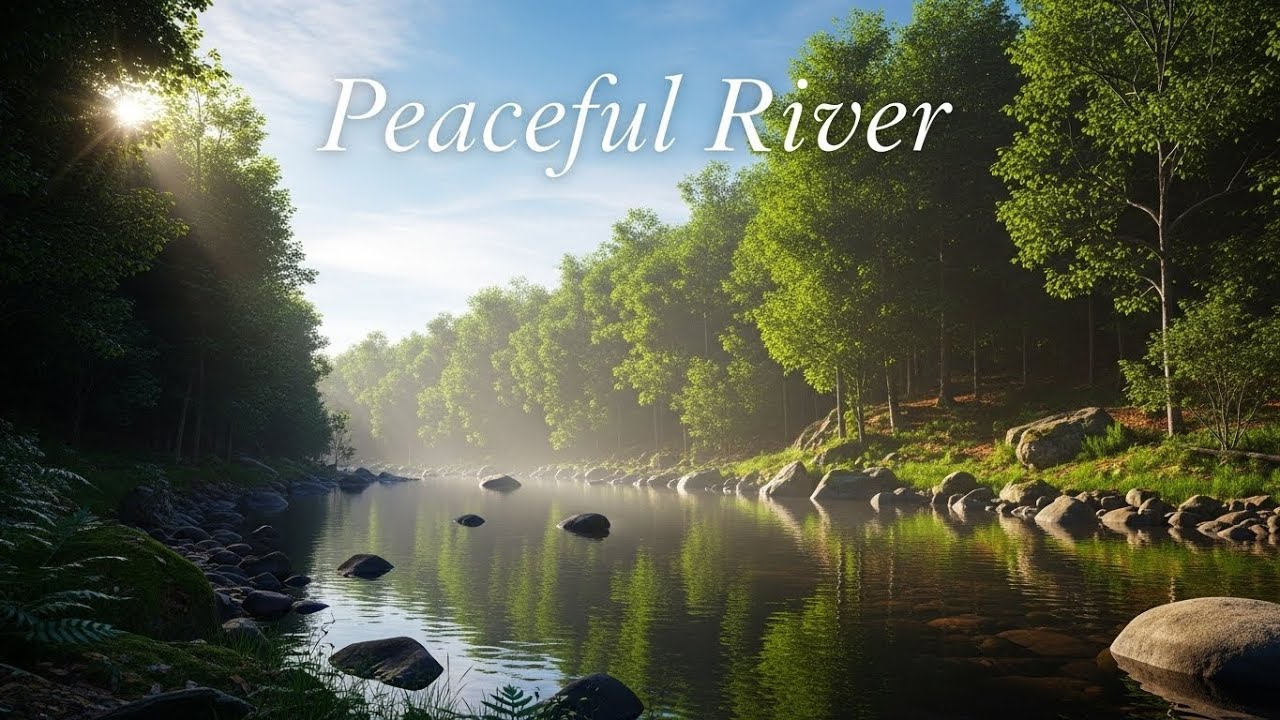 Peaceful River Flow 🌿 Calm Natural Ambience for Focus, Study, and Deep Rest 