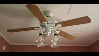 Hampton Bay Quick Connect Ceiling Fan | With Light Kit