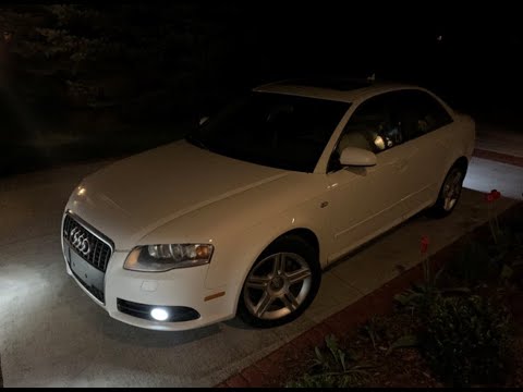 2006-2008 Audi A4 (B7) LED Foglight Install and Review