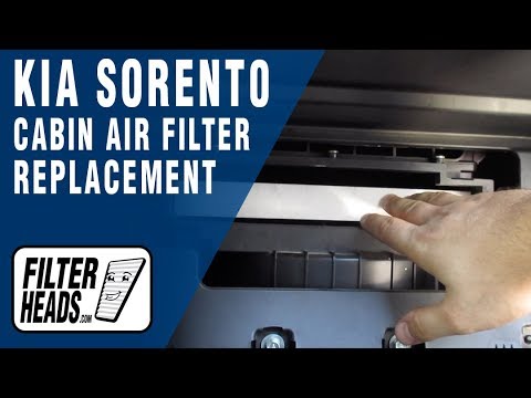 How to Replace Cabin Air Filter 2013 Kia Sorento