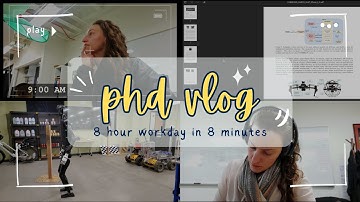 Robotics PhD Full Workday - Music and Captions Only (No Voiceover)