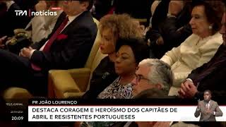 Presidente João Lourenço participa nas comemorações do 25 de Abril em Lisboa