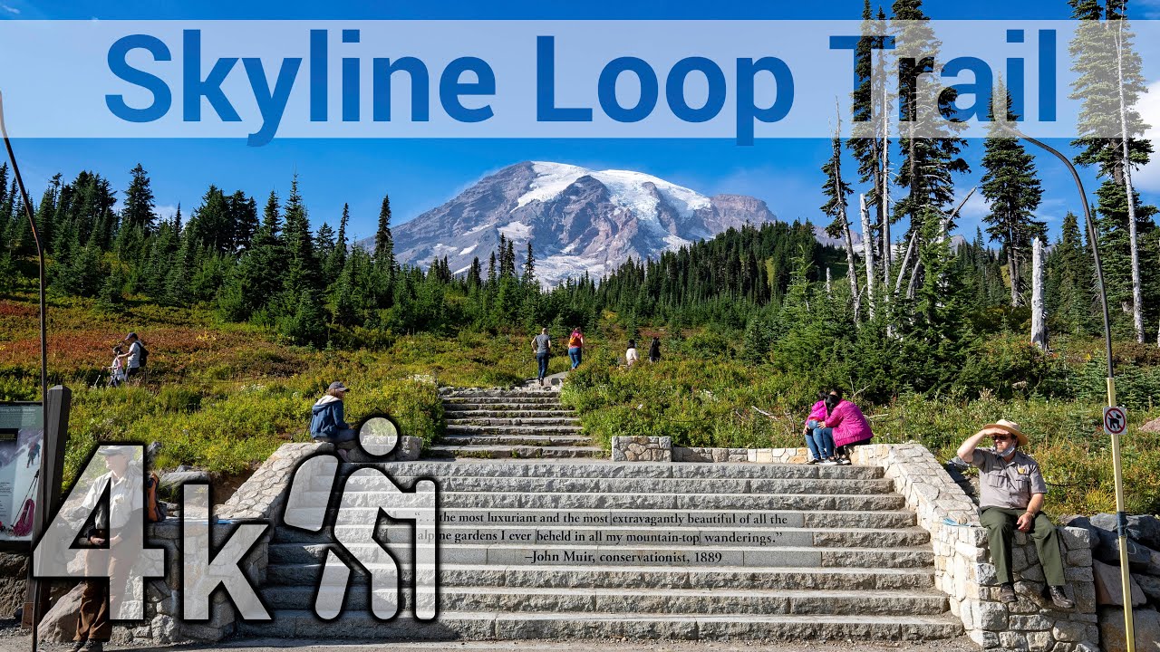 Skyline Trail Loop @ Mt. Rainier - Binaural 4k60 