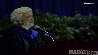 From the Archives: Former first lady Barbara Bush offers advice to '92 MU grads