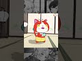 ジバニャンと遊ぶホロメンたち【ホロライブ切り抜き / 白上フブキ / 百鬼あやめ/ 大神ミオ / さくらみこ】#shorts