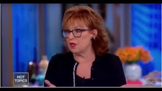 JOY BEHAR CROSSES THE LINE AGAIN! NOTHING BUT LIES COMING OUT OF THE VIEW HAGS!