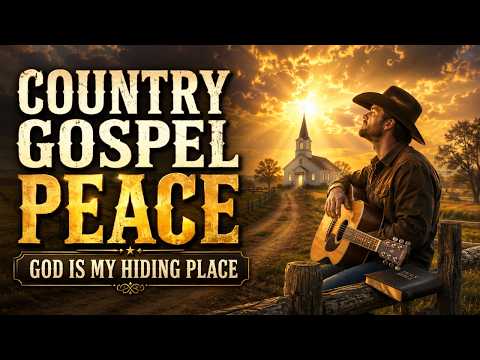 Relaxing Country Gospel for Peace | God Is My Hiding Place | Healing Hymns for Deep Rest