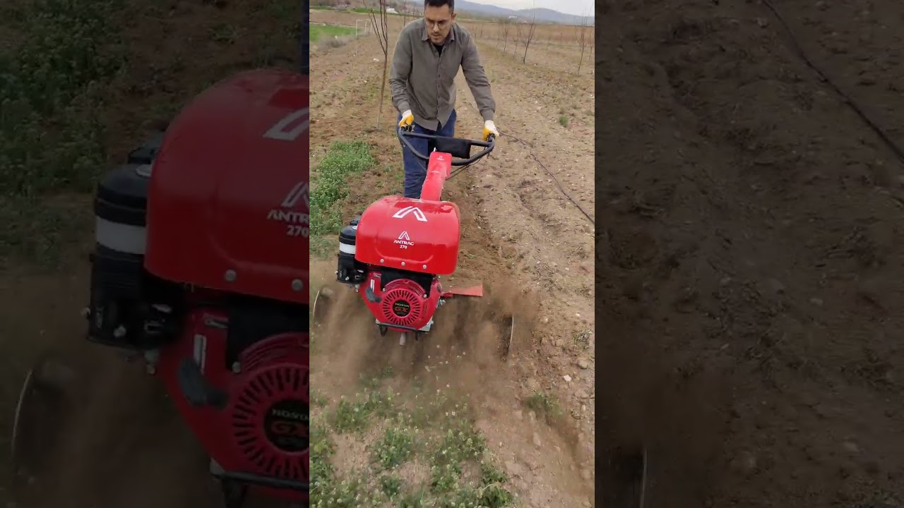 Honda Antrac Gx 270 çapa motoru ile bahar ilk sürümü.     #hondaantrac270 #gx270 #honda #çapamotoru