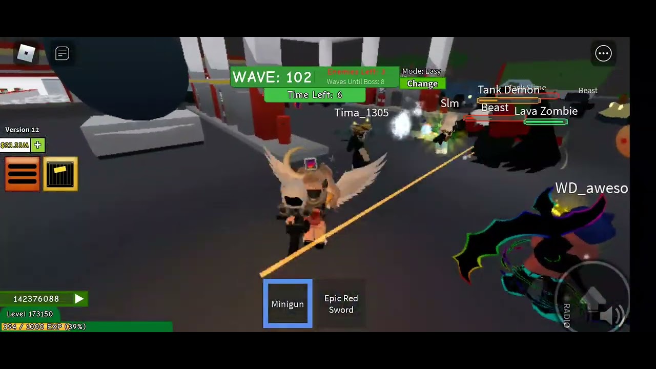 roblox zombies attack wave 104 - YouTube