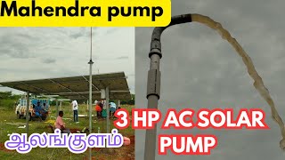 இனி EB தேவையில்லை / 3 HP சோலார் Ac மோட்டார் / ஆலங் குளம்