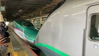 【銀つば】JR東日本E5系幹セシU26編成(三菱IGBT-VVVF)+E3系2000番台幹カタL65編成 128B/128M 東北新幹線やまびこ128号+山形新幹線つばさ128号 東京行 大宮発車