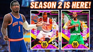 SEASON 2 IS HERE IN NBA 2K22 MYTEAM I FINISHED NBA 75 DOMINATION FOR PINK DIAMOND AMARE STOUDEMIRE