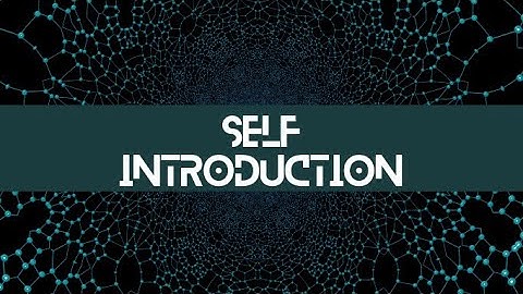 ACTIVITY 1: SELF INTRODUCTION ELC590