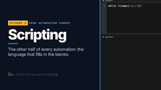 How Cerb fills in the blanks: scripting from zero