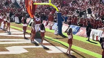 10-11-2025 The Red River Rivalry OU/Texas. The Longhorn Band plays their fight song "Texas Fight"