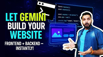 💻 Let CMD Build Your Website – Frontend + Backend! | GEMINI CLI