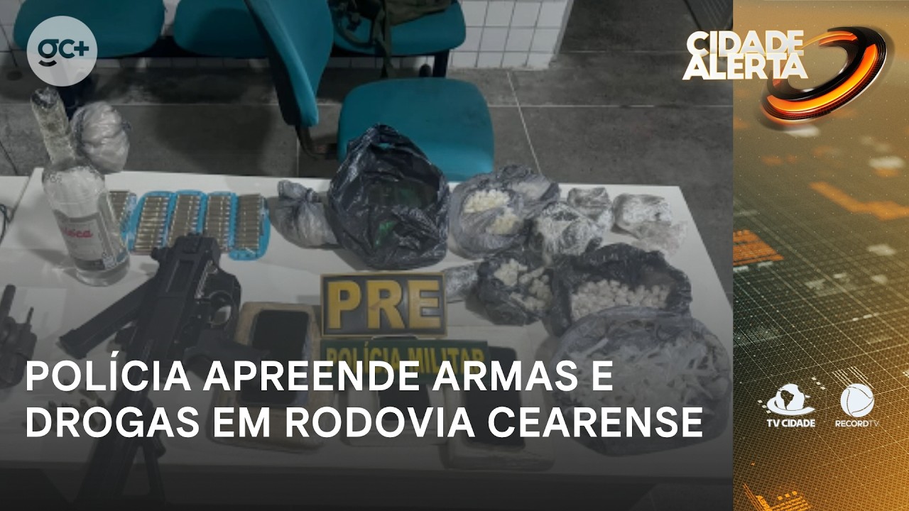 Polícia Militar apreende drogas, armas e prende suspeitos em rodovia do Ceará | Cidade Alerta CE