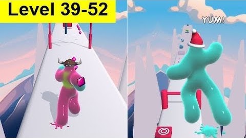 🅾️ Blob Runner 3D! All levels - Android, ios gameplay( Level 39-52) World Record!