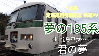 【鉄道PV】夢の185系 【185系　定期運用引退記念作品】