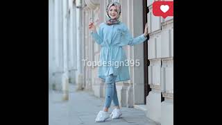 Muslim girl top design | Top design 2024 | Hijab Style for women 😱