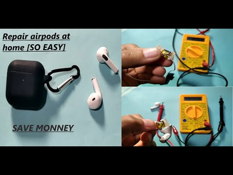 How to repair airpods at home  VERY EASY WAY 