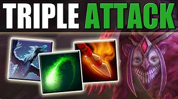 Triple Damage over Time Combo [Arctic Burn + Poison Attack + Burning Spear] Dota 2 Ability Draft