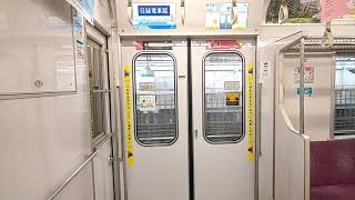東京メトロ半蔵門線 8000系ドア開閉