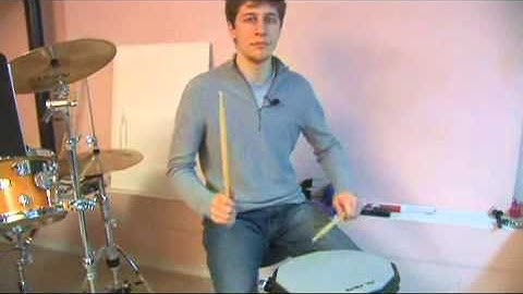 Drums: Double Drag Paradiddles