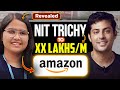 NIT Trichy to Amazon😱 | NIT Trichy MCA | MCA placement 2024