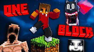 Me vs Minecrafts Horrifying Mods In my One Block Skyblock World… Bad Idea!!