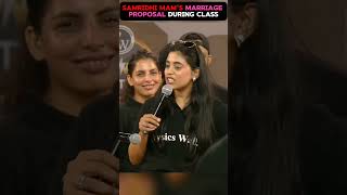 Samridhi Mam Marriage Proposal During Class