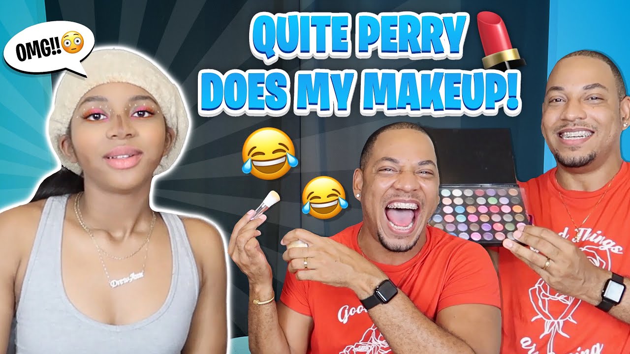 QUITE PERRY DOES MY MAKEUP | DREW MICHELLE
