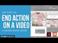 How to Apply an End Action on a Video to Advance Your Interactive Content in InDesign