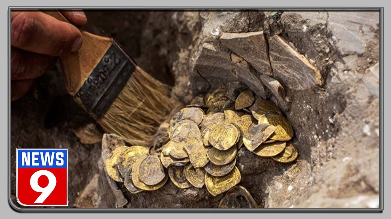 Teens discover 1000-year-old gold coins at an excavation site