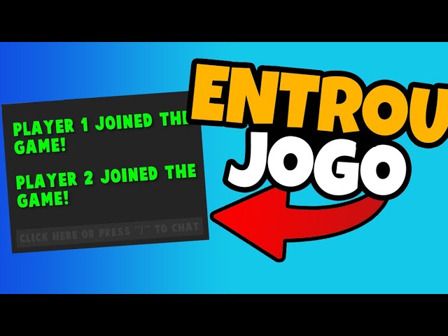 vc entrou no jogo - Roblox