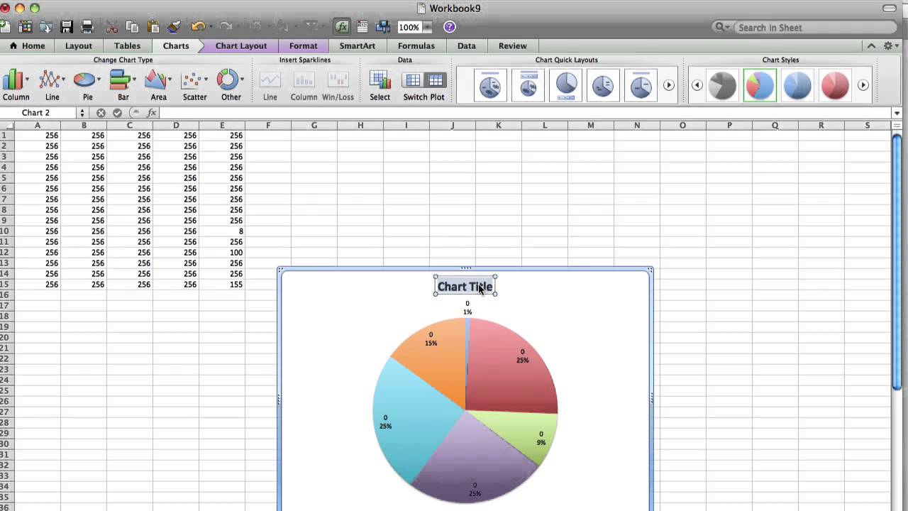 Excel Chart Name