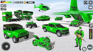 Army Vehicle Transport Truck Game: Cargo Plane Transporter Cars | Android iOS Gameplay screenshot 4