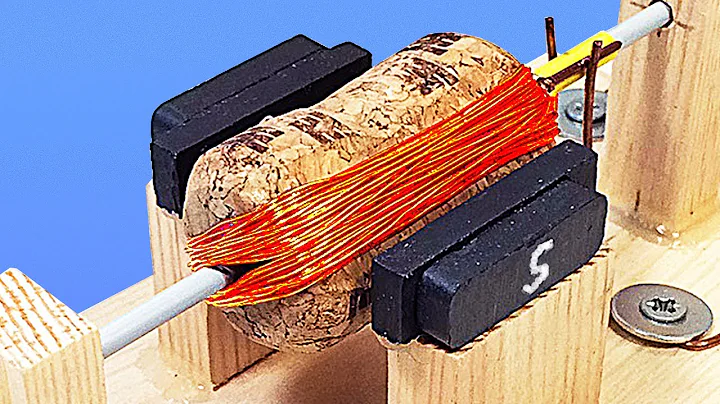 ⚡️ Build a Simple Electric Motor in 5 Minutes! Easy DIY Project #diy #craft #experiment