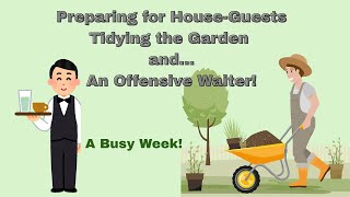 видео: Подготовка к приему гостей, уборка сада и грубый официант картинка: Подготовка к приему гостей, уборка сада и грубый официант