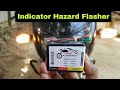 Indicator hazard flasher for any bike | Full installation guide | 16 Patterns