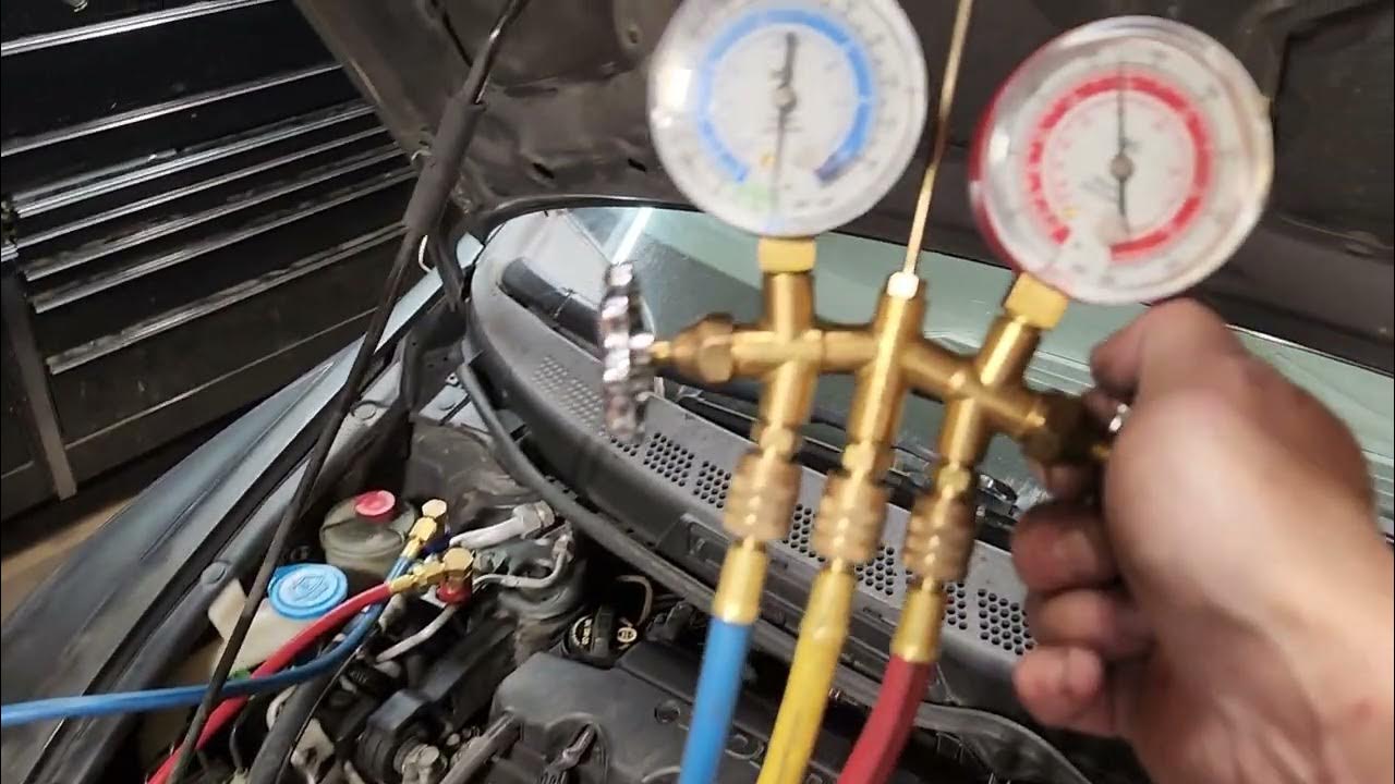 08 honda civic stuck expansion valve YouTube