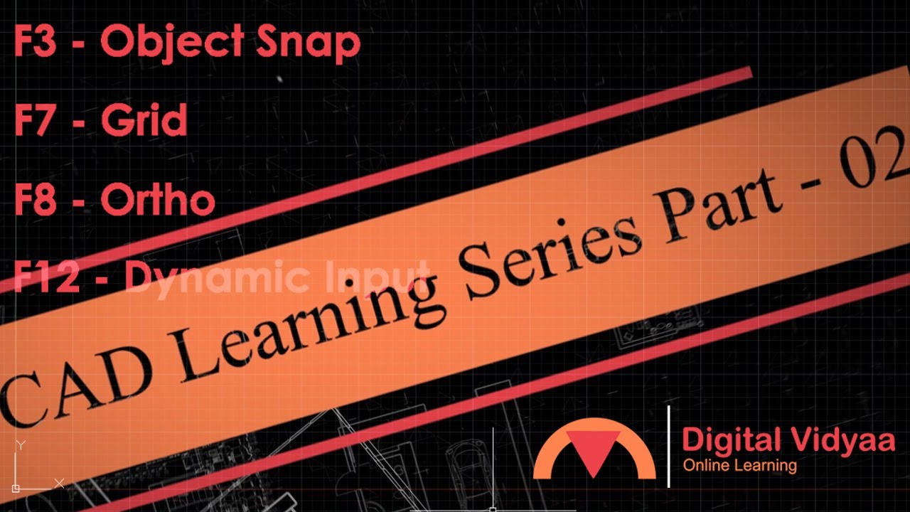 CAD Learning Series Part 02 | AutoCAD Basic Tutorial for Beginners ...