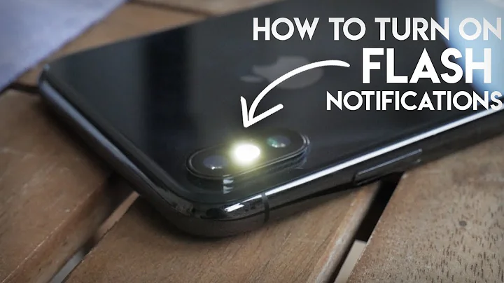 How to Make Your iPhone Flash When You Get a Text / When Ringing