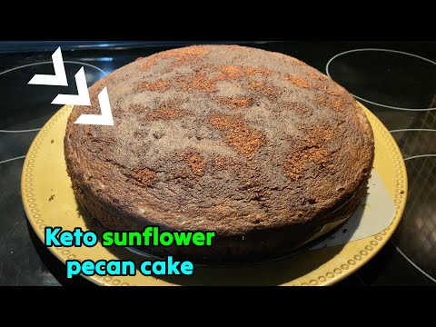 Quick Keto Sunflower Butter Pecan / Almond Flour Keto Cake 🟡 Cooking Gizmos