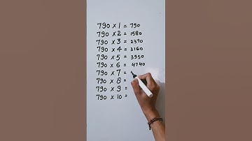 Find mistake in last digit of Table 790... 🤔#mathlogic #reasoning