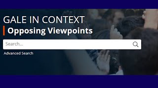 How To Use: Opposing Viewpoints Profile