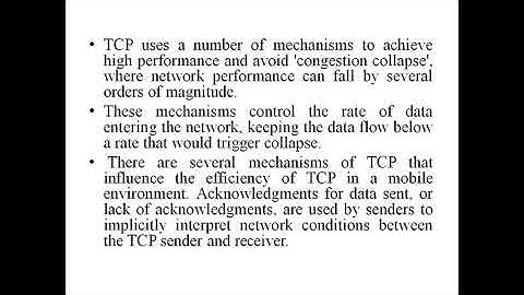 Congestion | Congestion Control |  slowstart|Traditional TCP|Mobile Transport Layer|Mobile Computing