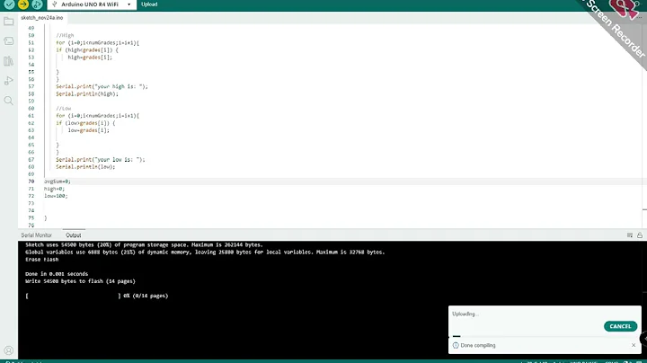 Arduino Uno R4 WiFi LESSON 35: Understanding and Using Arrays in Projects: homework